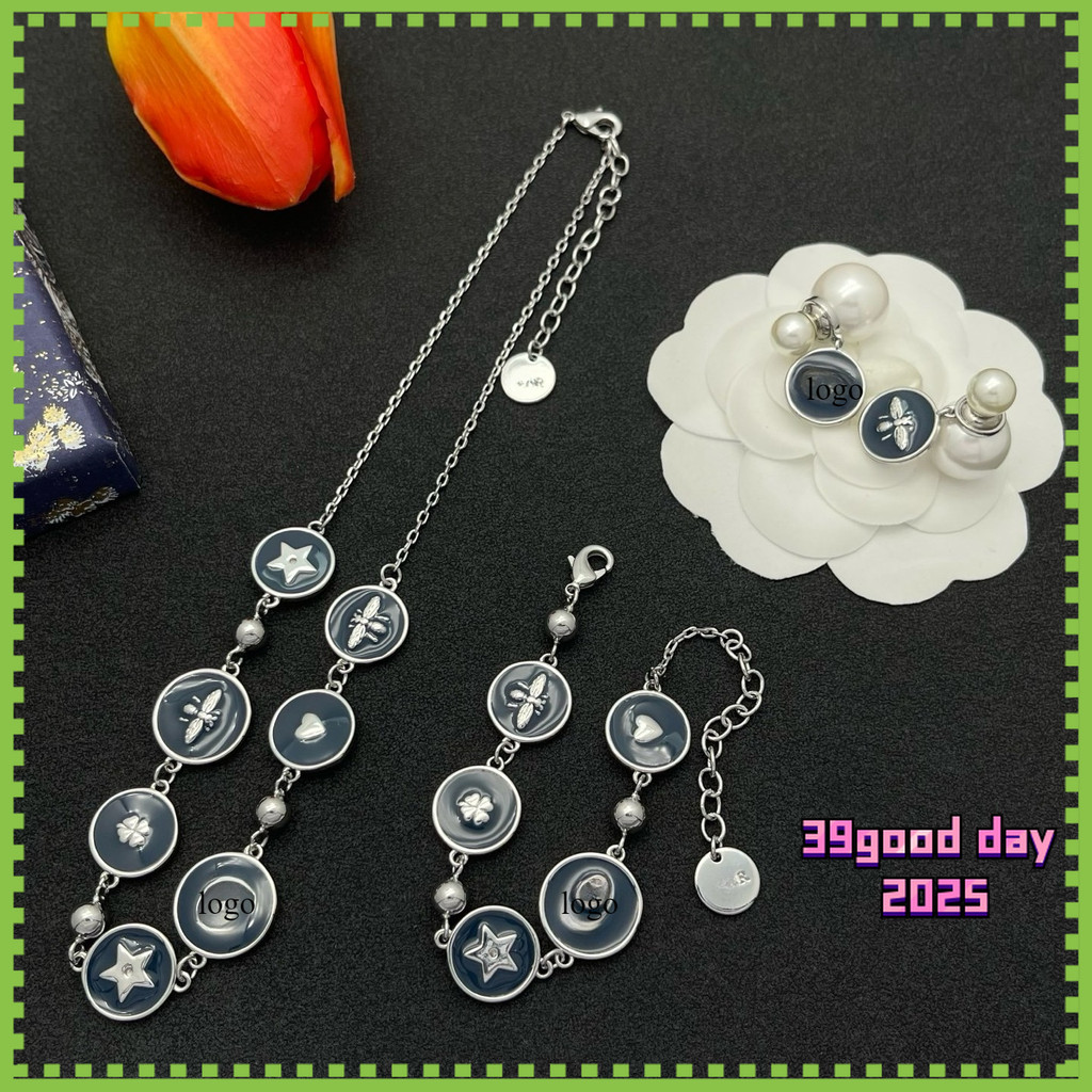 สร้อยคอแฟชั่น Blue Epoxy สำหรับหญิง - รหัสFemale59082