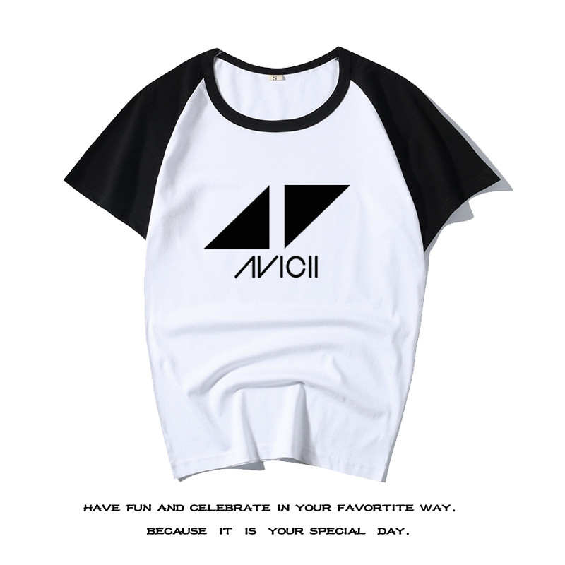 เสื้อยืด.Avicii.Stylе.ยุโรป-อเมริกา.พร้อมโลโก้.Avicii.Avatar
