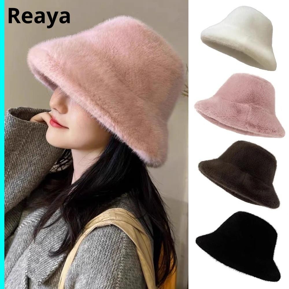 หมวกปานามาสำหรับผู้หญิง ดีไซน์หรูหรา กันลมและอบอุ่นในฤดูหนาว พร้อมขนปุยกันแสงแดดและปกปิดใบหู