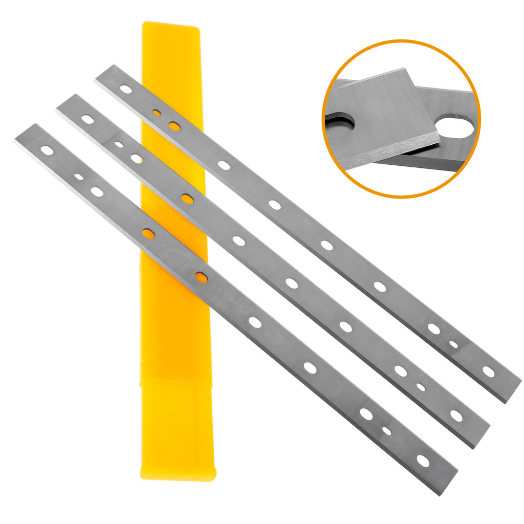 3 ชิ้นกบใบมีดเหล็กความเร็วสูง 13 นิ้วไฟฟ้ากบใบมีดใช้งานร่วมกับ DW735 DW735X Planer SHOPTKC0212