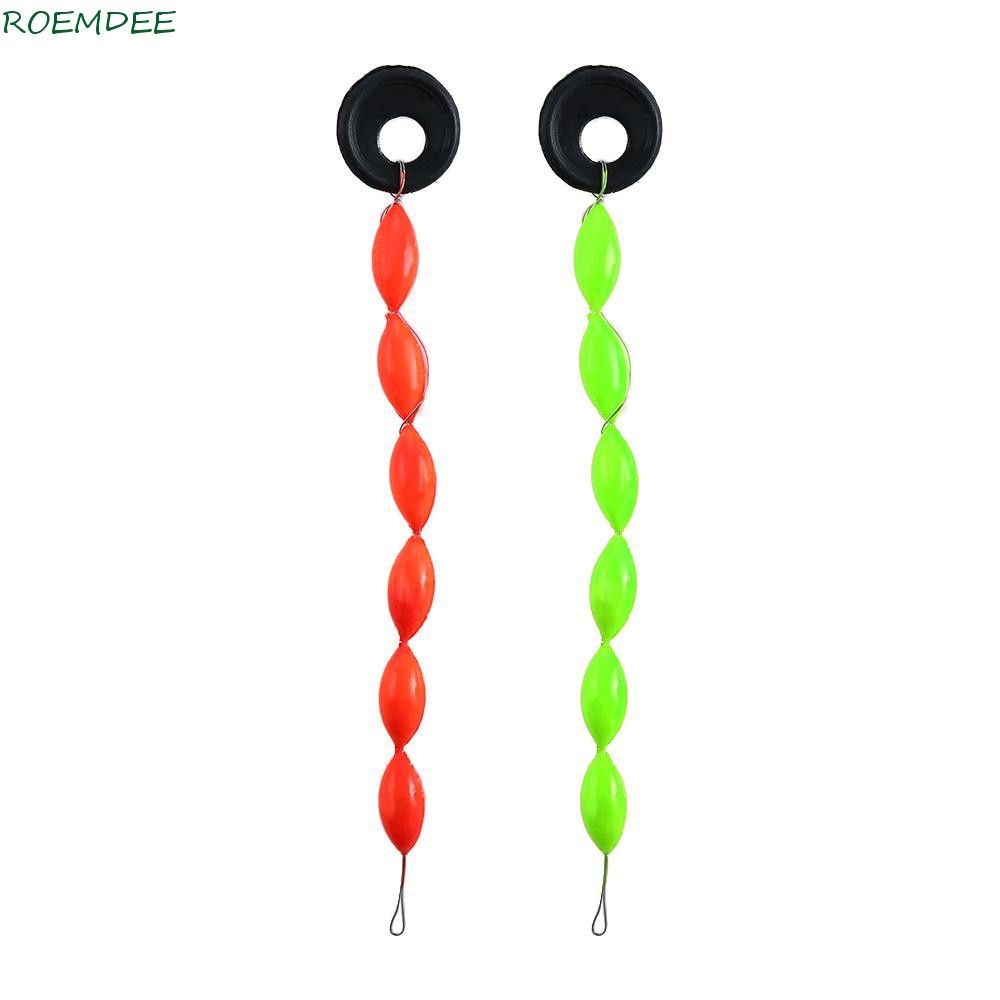 ROEMDEE String ประเภทตกปลาลอยเครื่องมือตกปลาตกปลาทุ่นรูปไข่ตกปลาลอยรูปไข่ Stopper 6 In 1 สายตกปลา St