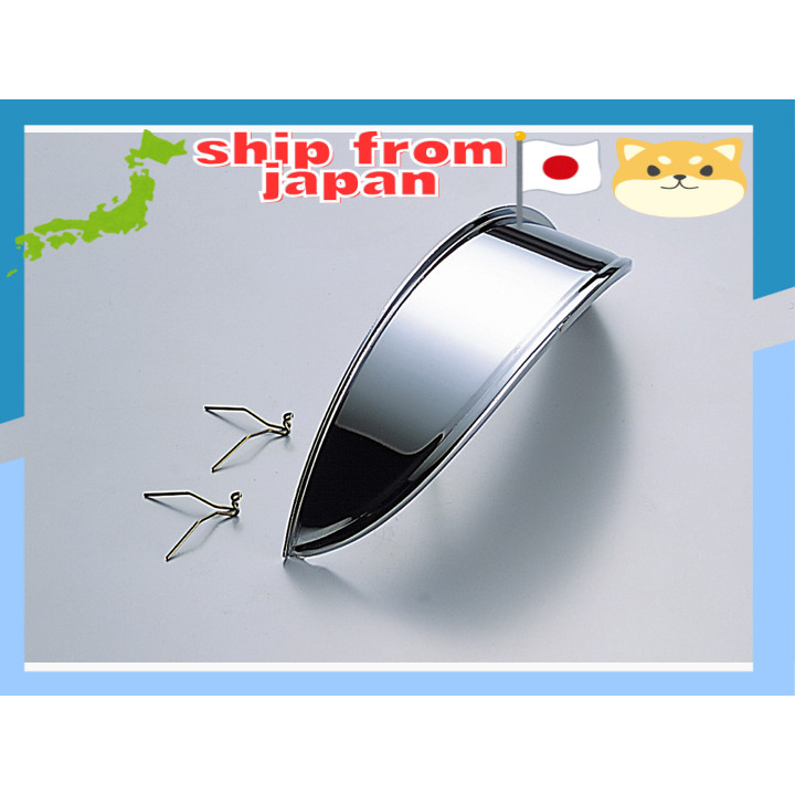 【HURRICANE Headlight Visor Chrome HA7404】บังไฟหน้าเงา สำหรับ SR400 / SR500 / CB400SF (เฮอร์ริเคน สำห