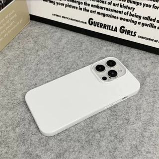เคสไอโฟน13 แฟชั่นพื้นผิวมันวาวป้องกันการกระแทก สำหรับ IPhone 11 14 13 15 16 12 Pro Max XSMax 7 16 14 Plus MINI XR SE 2 3