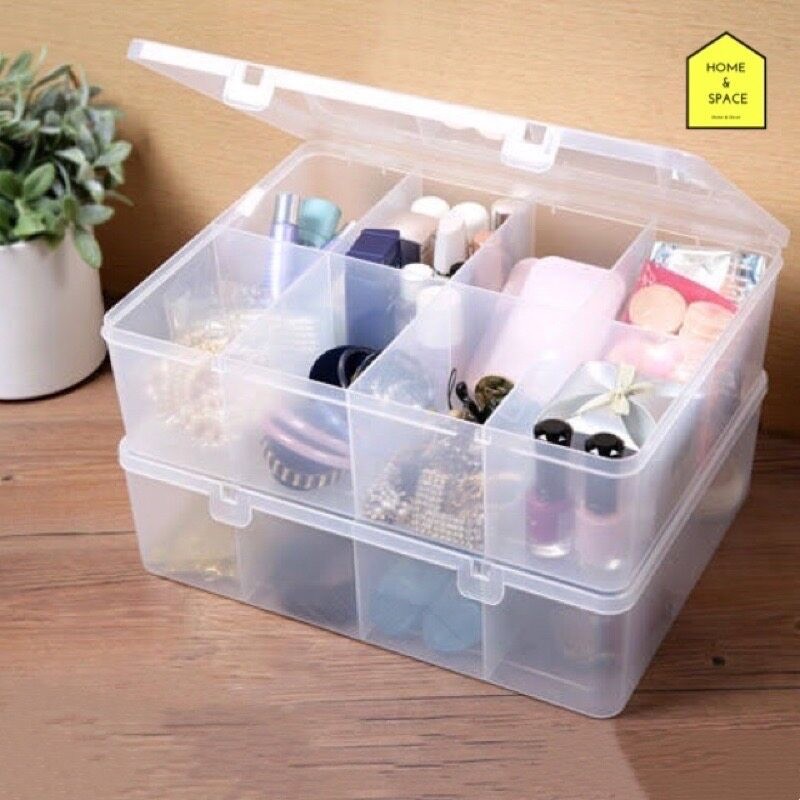 กล่องแบ่งช่อง 8 ช่อง รุ่น TFL-008 ขนาด ( กว้าง x ยาว x สูง ): 28 x 35 x 10 cm