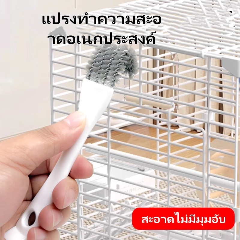 แปรงทำความสะอาดช่องว่างอเนกประสงค์สำหรับตะแกรงเตาบาร์บีคิว อ่างล้างจาน ร่องเตา แปรงไนลอนทำความสะอาดมุมไม่ตาย