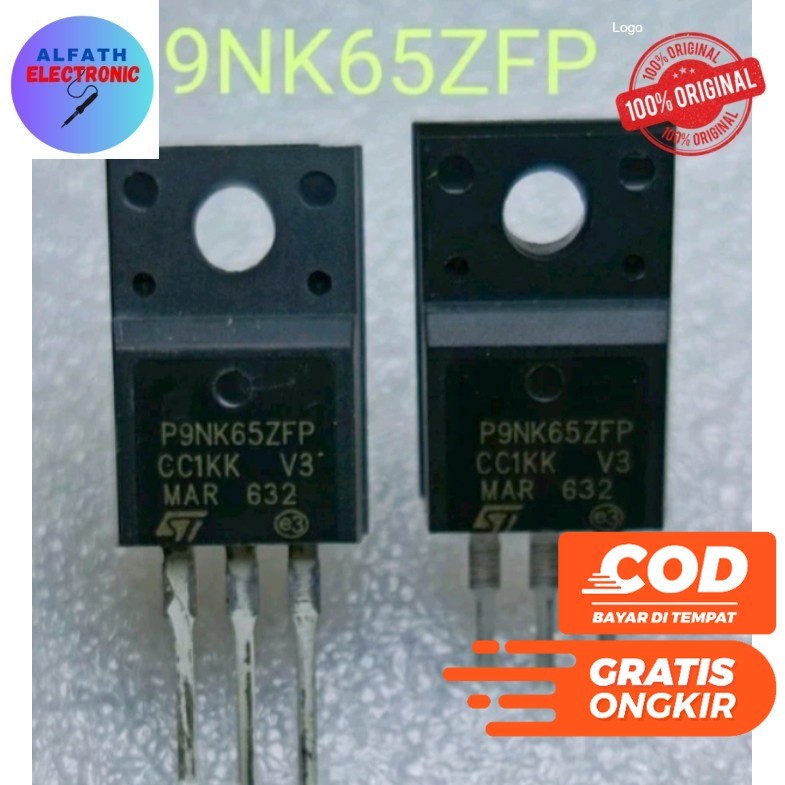 IC P9NK65ZFP ทรานซิสเตอร์ IC P 9NK65 ZFP P 9NK65ZFP คุณภาพดีดั้งเดิม