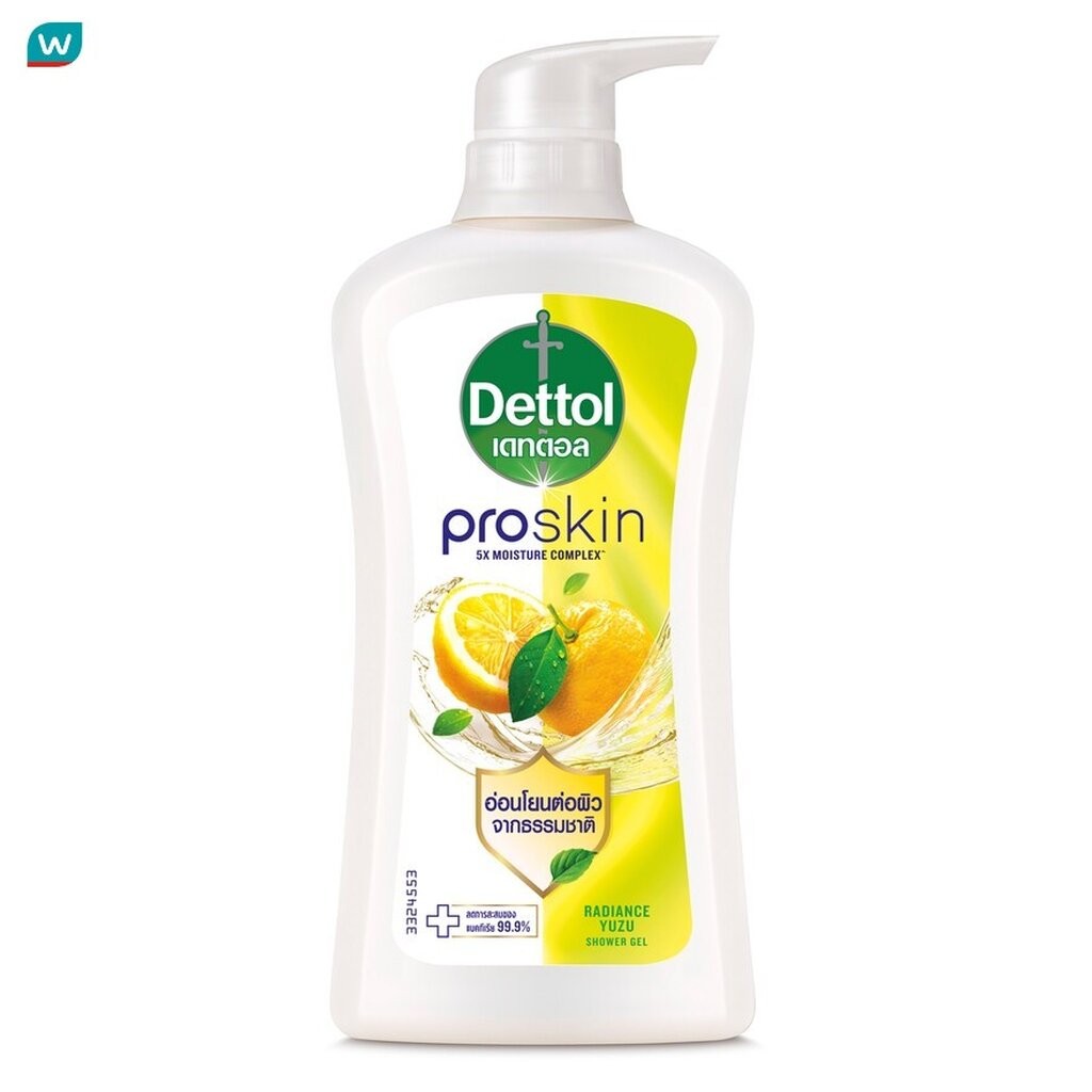 Dettol เดทตอล ครีมอาบน้ำ โปรสกิน นอริชชิ่ง ฮันนี่ 450 กรัม X2