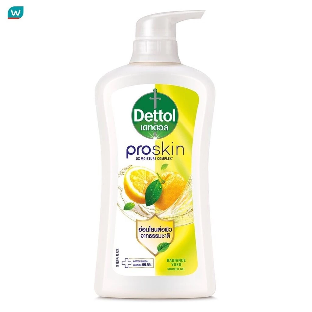 Dettol เดทตอล ครีมอาบน้ำ โปรสกิน เรเดียนซ์ ยูซุ 450 กรัม