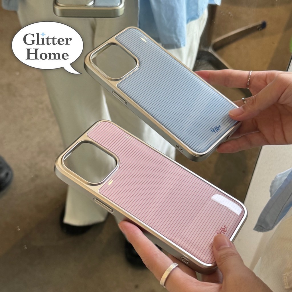 Simple Stripe เคสโทรศัพท์ Drop-Resistant สําหรับ iPhone 16 Promax 15 Promax 11 12 13 14plus 15plus 16e 16plus 15pro