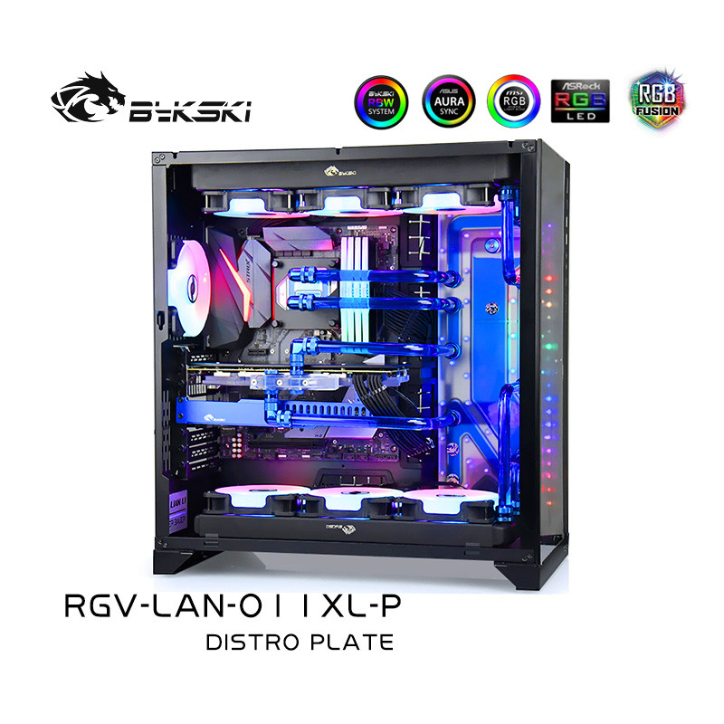 Bykski RGV-LAN-O11XL-P Lianli O11 Dynamic XL แผงวงจรน้ํา Deflector Plan