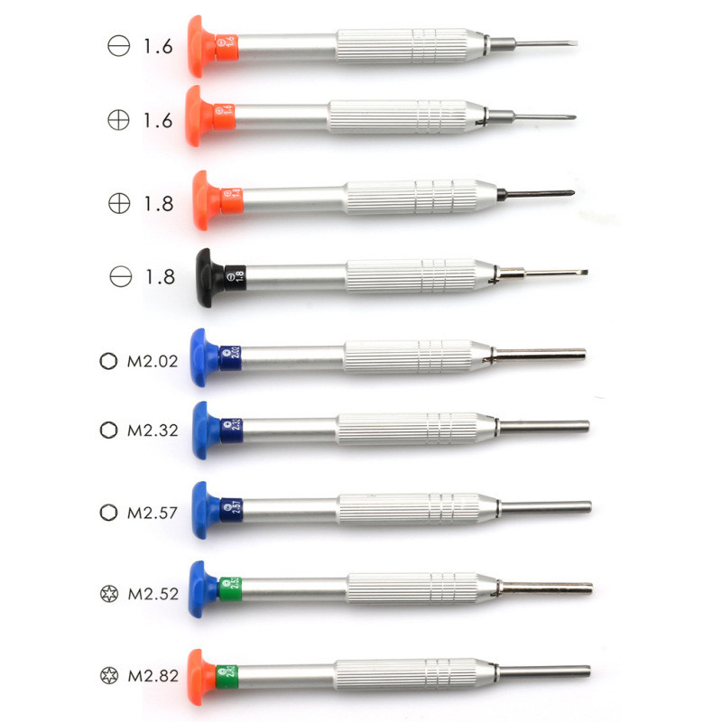 眼镜螺丝一字十字梅花六角起子修理螺丝工具修眼镜手表配钟Glasses Screw Cross Plum Hex Screwdriver Repair20250915