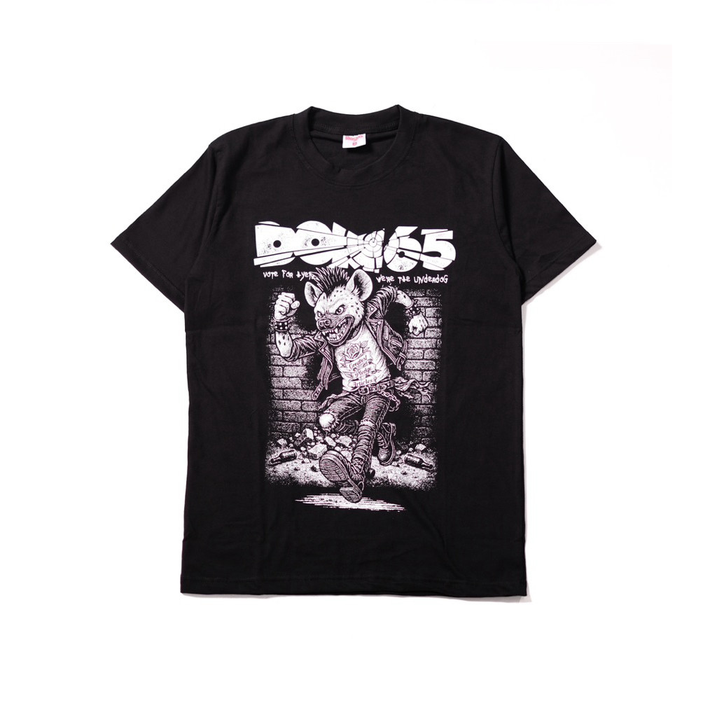 เสื้อยืด DOM65 - HYENA PARTY (สีดํา)