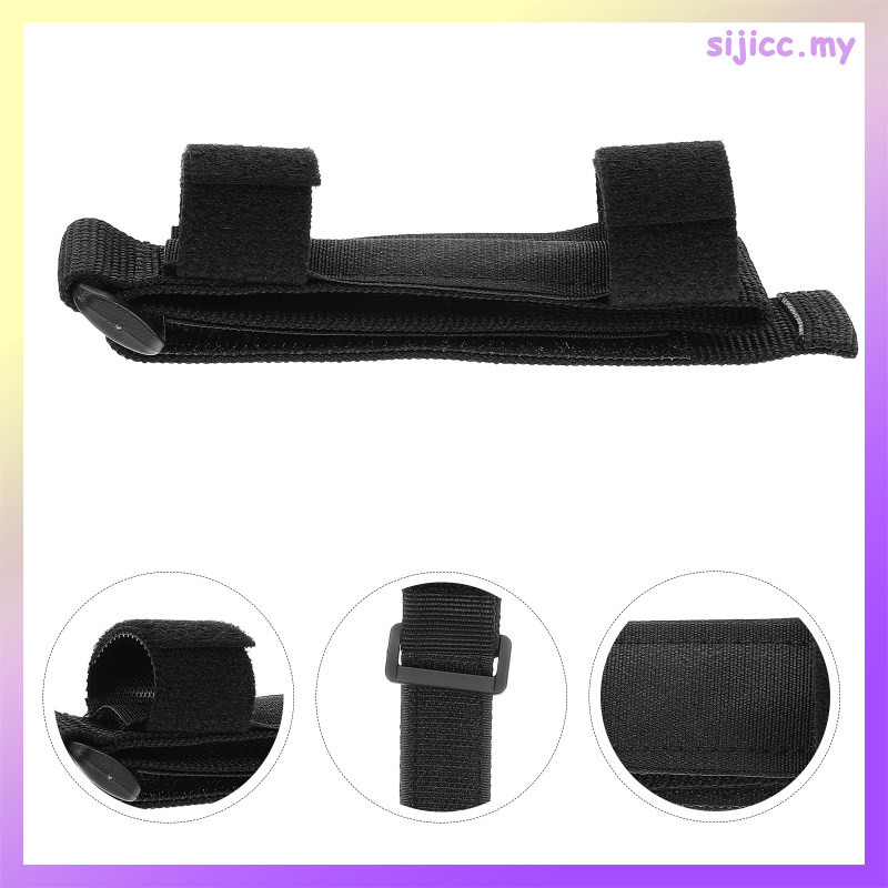 Adaptive Utensils with Slot for Spoon Eating Adult Handicap Universal 12x3cm Black sijicc