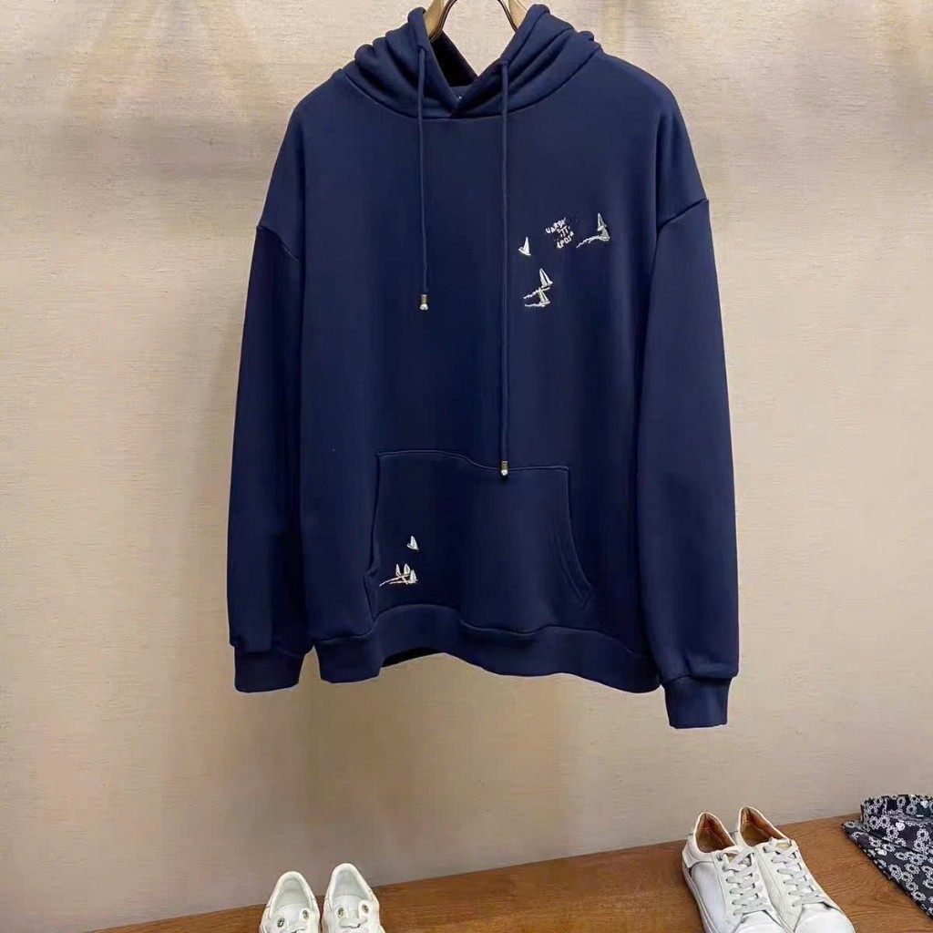 Le Vi No1 Studio Crew Hoodie, เสื้อกันหนาวแฟชั่น Unisex ขนแกะหนา NA999