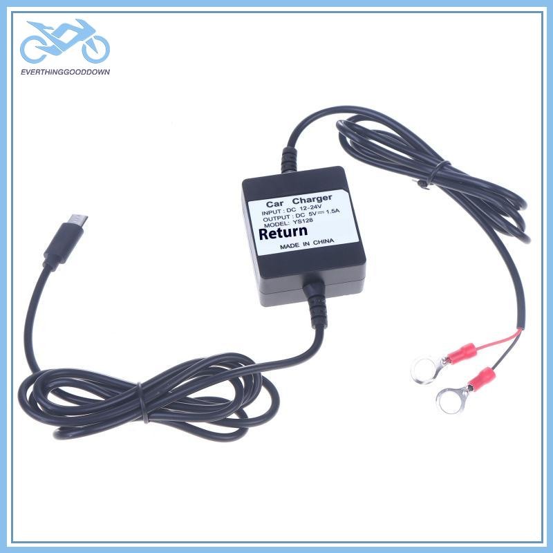 EVER 1/2/3PCS GPS Tracker Charger ประเภท C สําหรับ TK905 TK915 TK905B รถแบตเตอรี่ Charger รถสําหรับ 