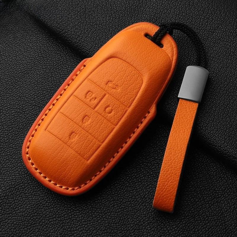สําหรับ Aion goatskin เคสกุญแจ AION Y, AION S, AION V, AION LX หนังรวมทุกอย่างพวงกุญแจ