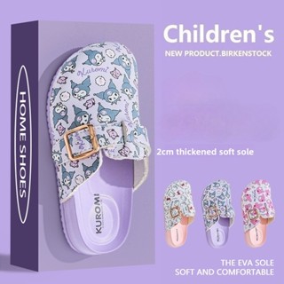 เด็กผู้หญิง Sanrio Briken รองเท้าแตะสาวการ์ตูน Melody Kuromi…