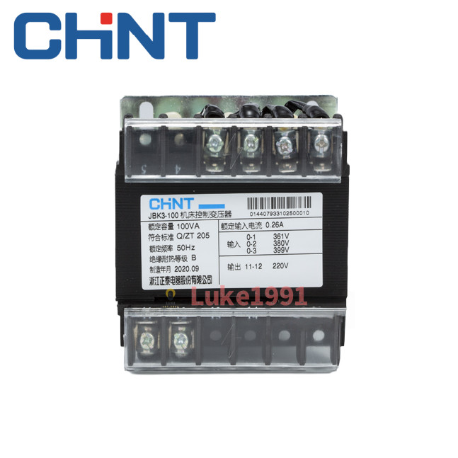 CHNT JBK5-160VA 100VA 63VA Screw Air Compressor Transformer 380V ถึง 220V20V
