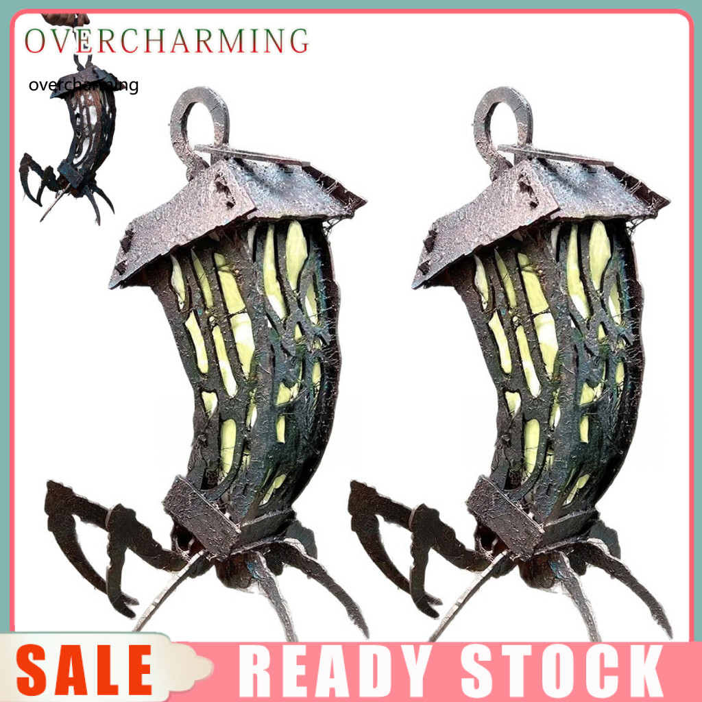 <over> 1/2 ชิ้นวัสดุคุณภาพสูงทําจากโลหะงานฝีมือโกธิครูปแมงมุมและบรรยากาศที่โปร่งมากขึ้น