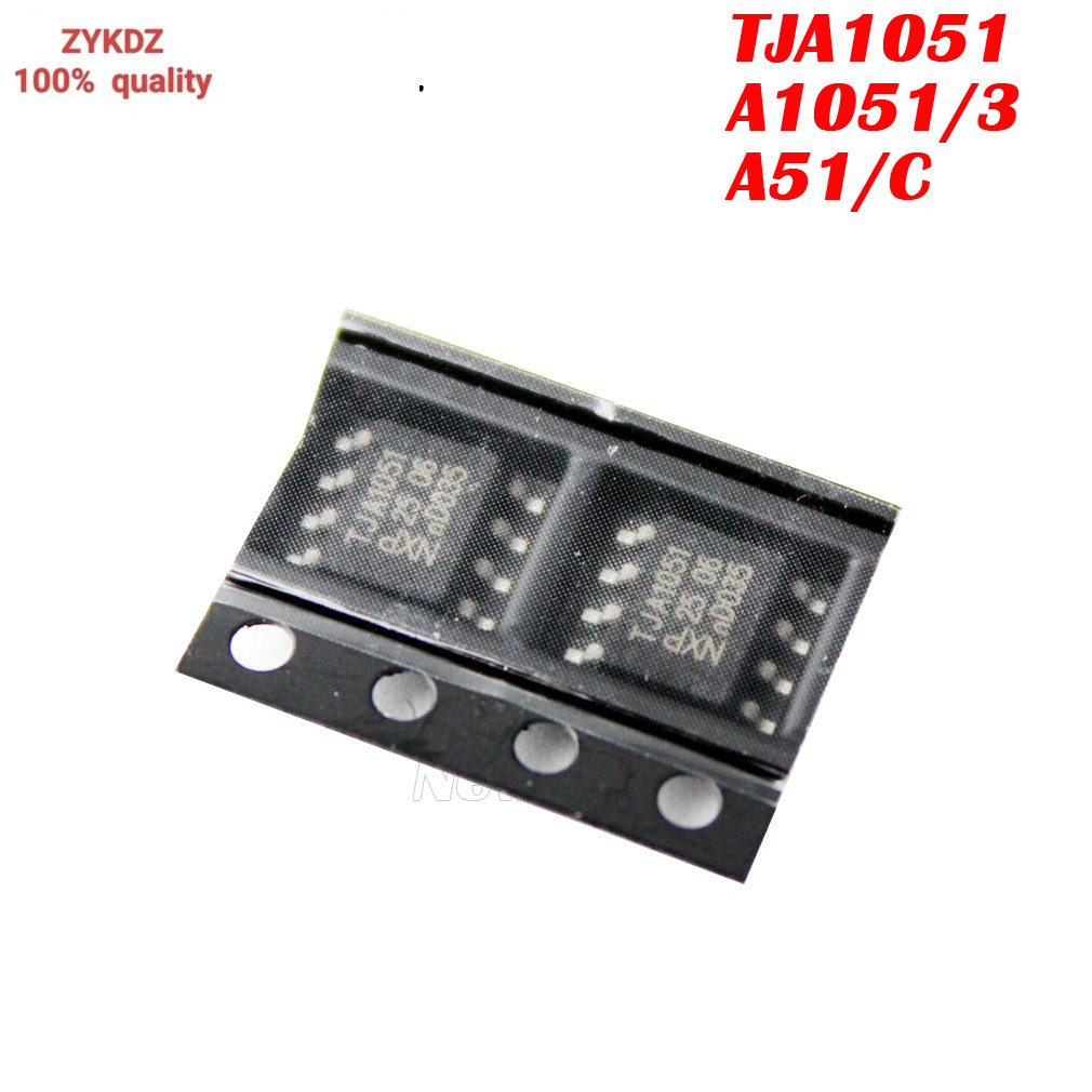 5PCS TJA1051 TJA1051T A1051/3 A51/C SOP8 สามารถรับส่งสัญญาณชิป
