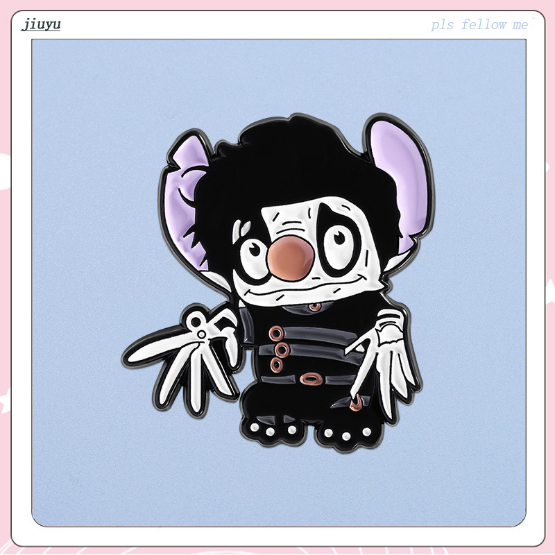 เข็มกลัด Lapel Pin การ์ตูน Stitch น่ารัก พร้อมใช้งาน เป็นของขวัญและอุปกรณ์เสริมเสื้อผ้าที่ยอดเยี่ยม
