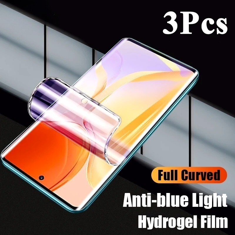 3 ชิ้น Anti Blue Light Hydrogel ป้องกันหน้าจอสําหรับ TCL 60 60R 50 XE SE XL LE Pro NxtPaper 5G HD Cl