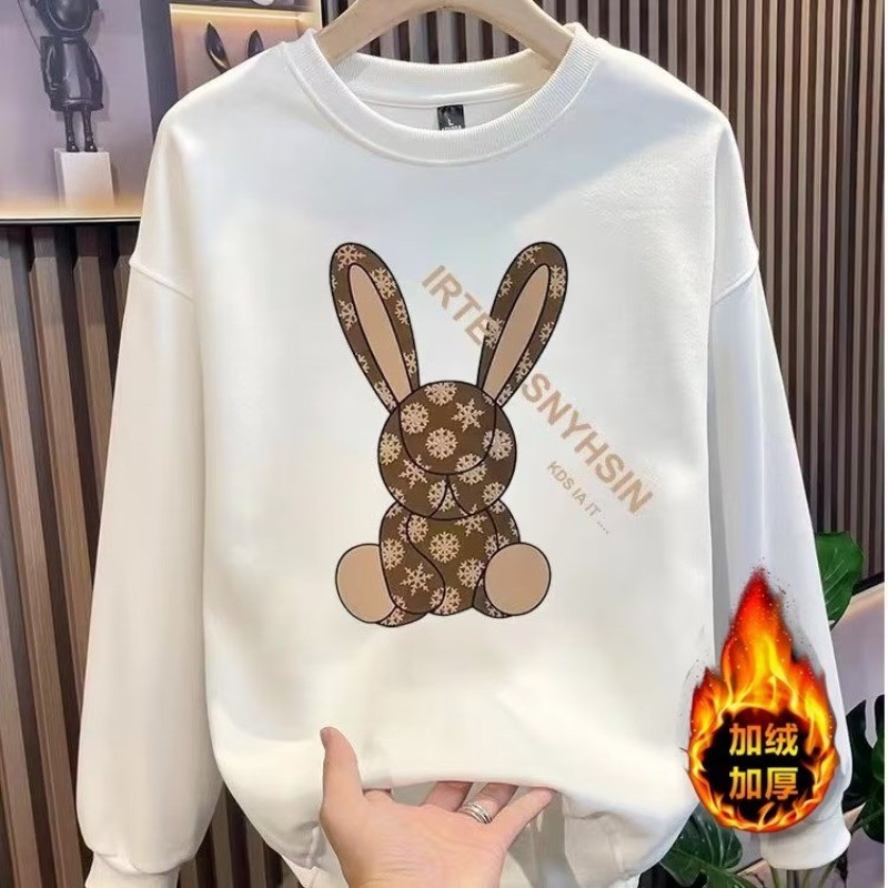 COD 2025 American Heavyweight Crew Neck Sweatshirt for Men, Autumn and Winter Fleece, Trendy Brand C