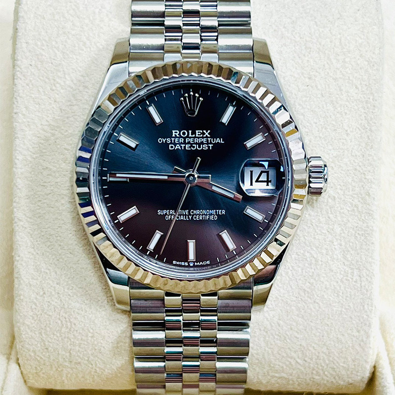 กล่องการ์ด Rolex Rolex Rolex278274ผู้หญิง Log Type Platinum สแตนเลสชั่วโมง Mark Original Diamond เคร