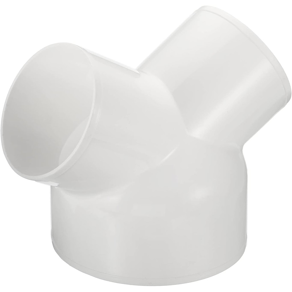 PATIKIL 6 "ถึง 4 "3 Way Duct Splitter ลด, Y Fitting Air Vent Duct Connector ท่อท่อไอเสียอะแดปเตอร์สํ