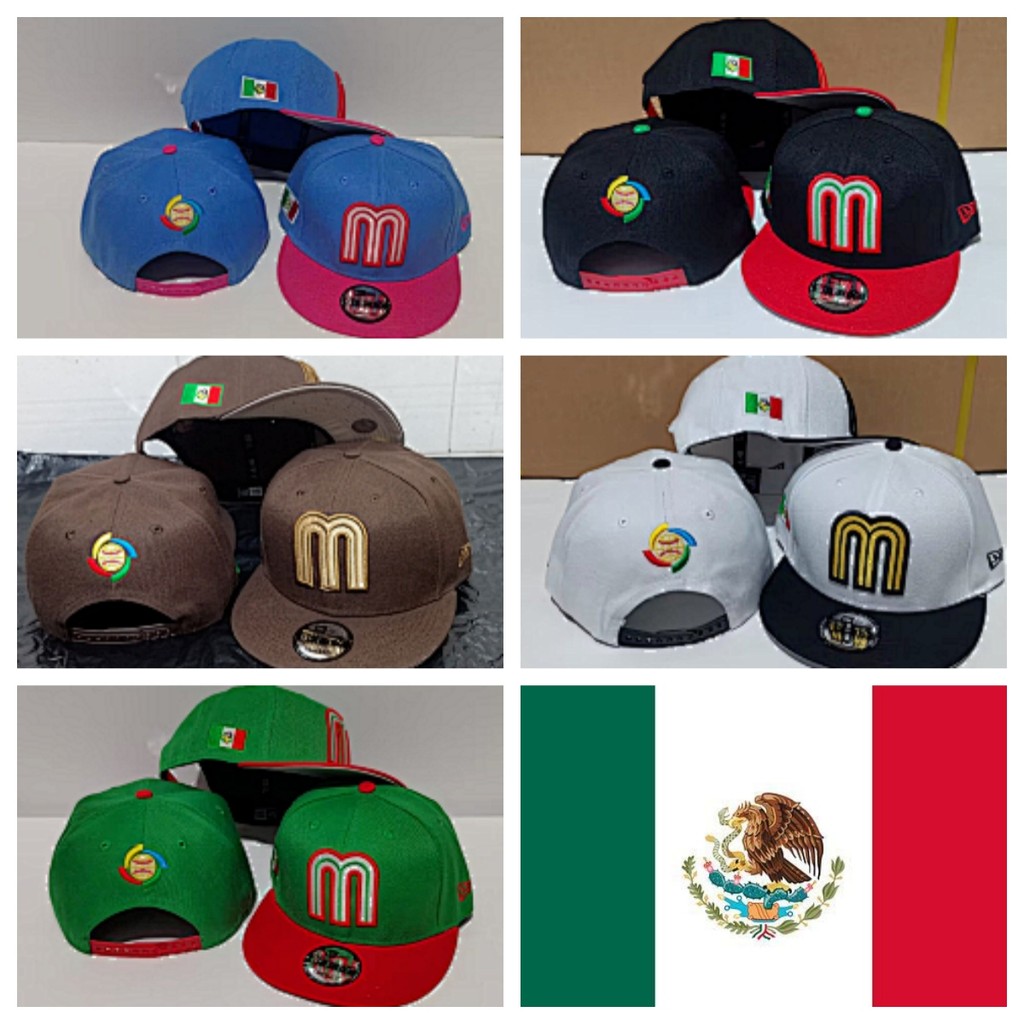 หมวกเบสบอล ERA นำเข้าจากต่างประเทศ สไตล์Hip-Hop ทำมือ Embroidery Mexicano ขนาดปรับได้ ใส่ได้ทุกวัย