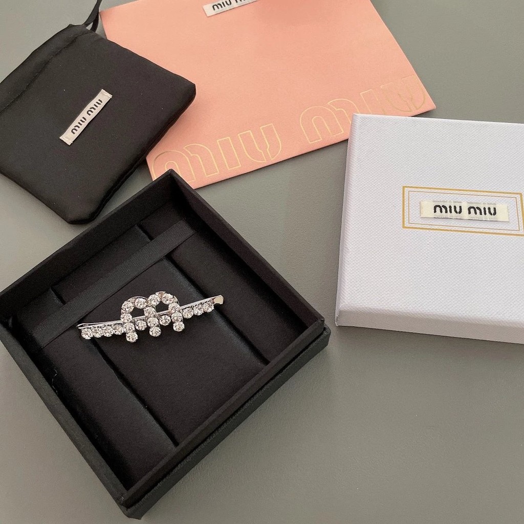 210739[กิ๊บติดผม miumiu Rhinestone m]