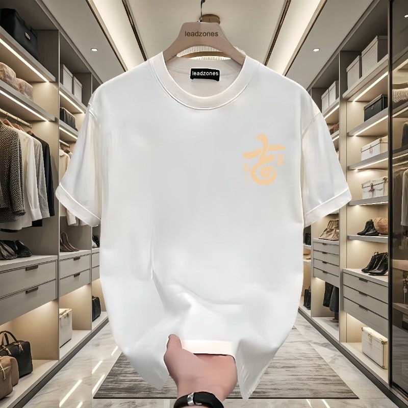 2025 NEW 2025P17 (Pure Cotton 230g) D1811 Black/White/S-5XL new23 23PN