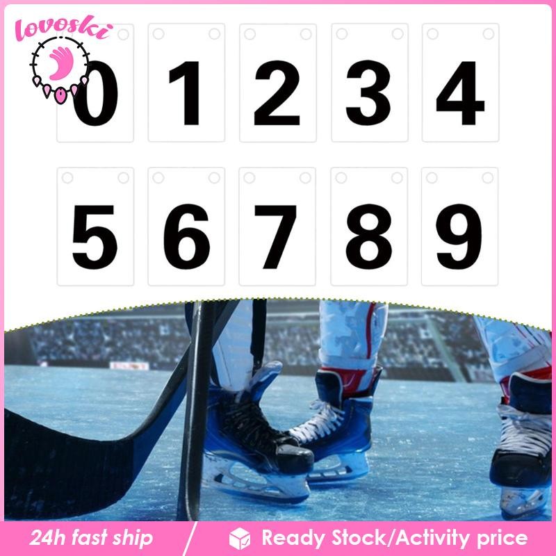 [Lovoski] 0-9 Score Keeper การ์ดหมายเลขพลิกขนาดกะทัดรัดสําหรับวอลเลย์บอลเบสบอลแบดมินตัน