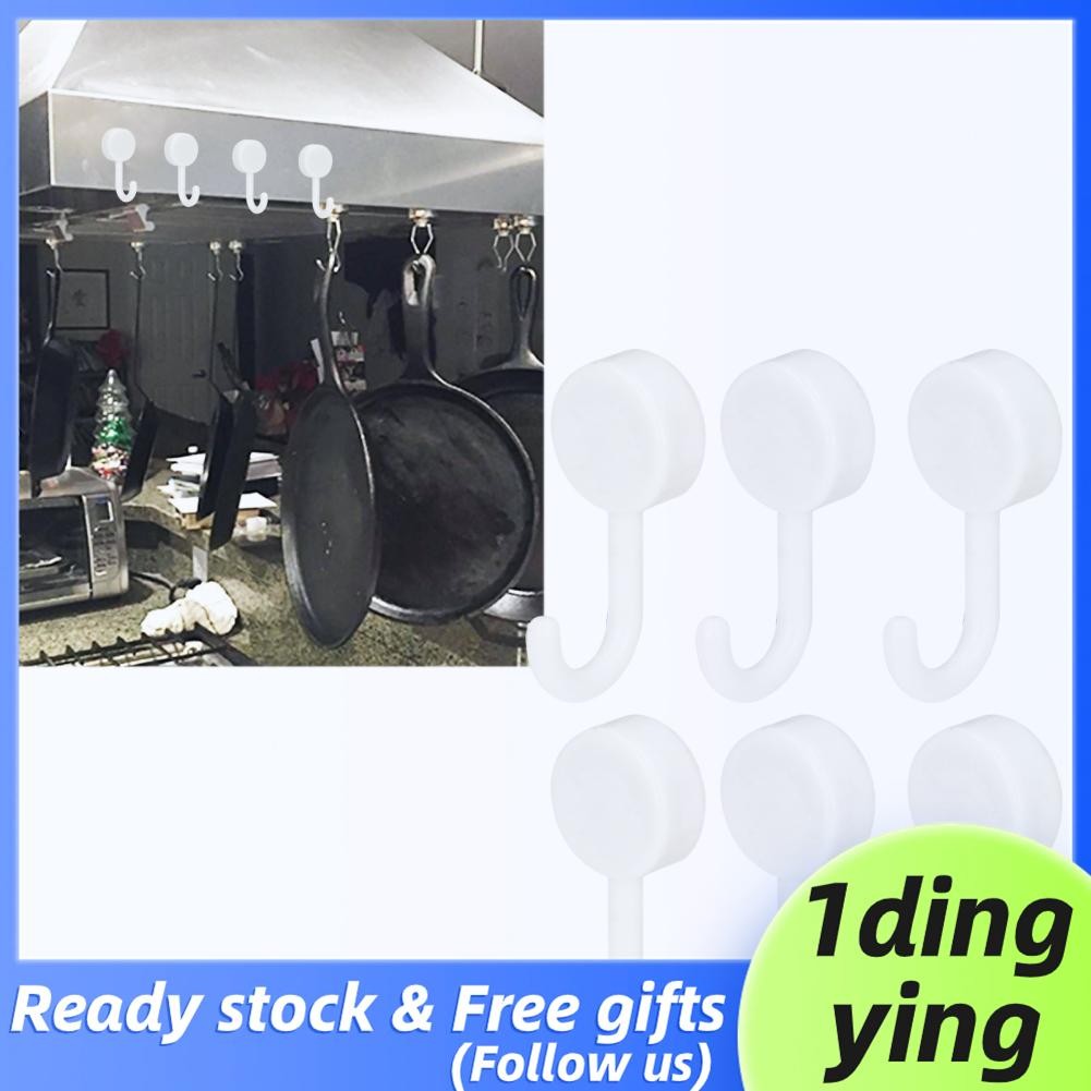 1dingying.th 1Dingying.th Brrnoo Magnetic Hooks หนักหน้าที่ 0 ถึง 5kg N52 Strong 6pcs E18 Magnets สำ
