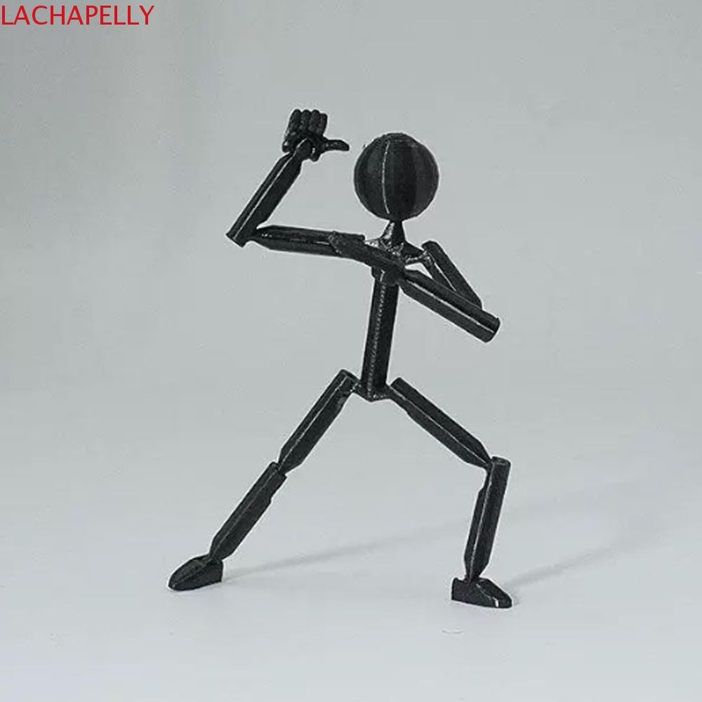 LACHAPELLY Multi Joint Stickman Toy, Multi-Jointed 3D พิมพ์ Mannequin, Assembly Movable Action Figur
