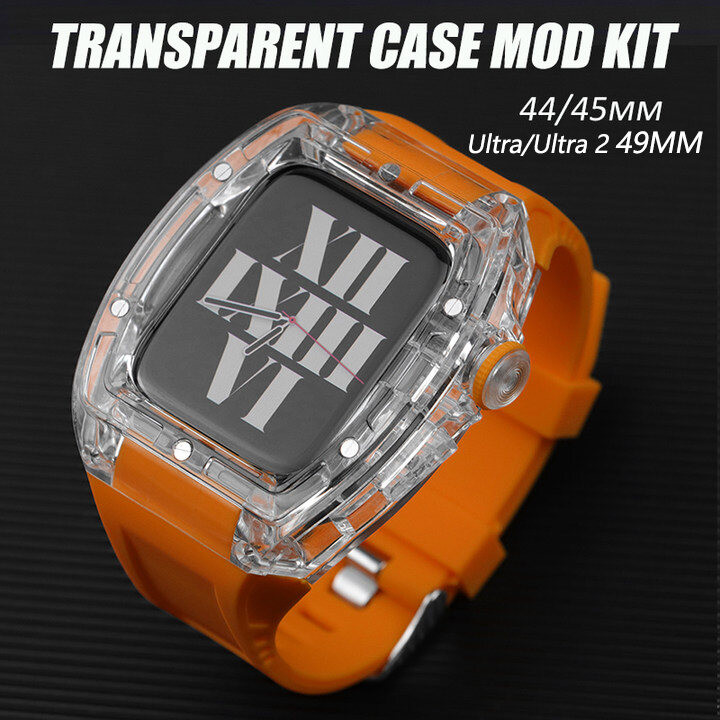 Luxury Modification Kit สําหรับนาฬิกา Ultra และ Ultra 2 49 มม.45 มม.44 มม.สําหรับ IWatch Series 9 8 
