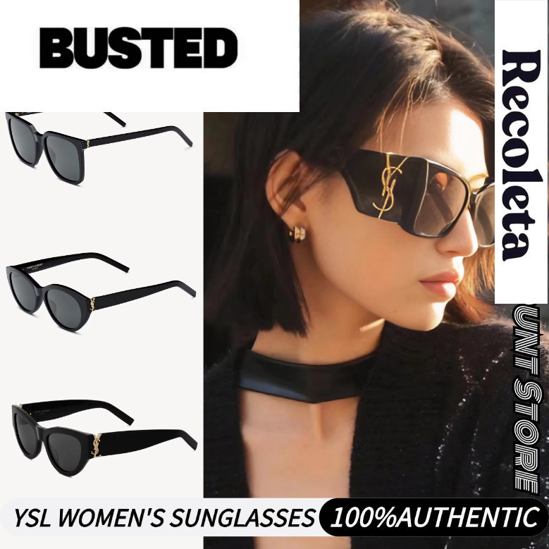 【100%AUTHENTIC】วายเอสแอล YSL Saint Laurent SL M119  Women's Sunglasses&Glasses แว่นตาผู้หญิง