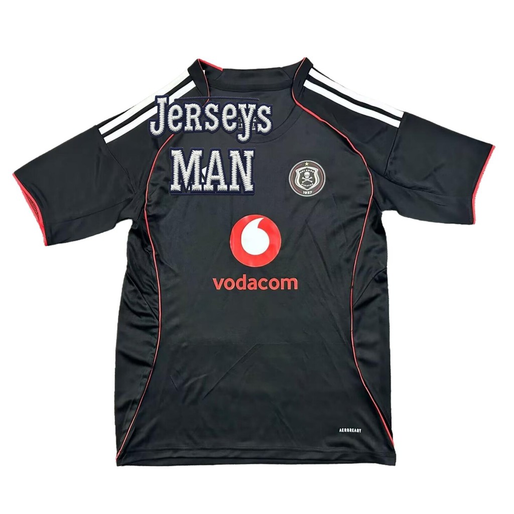 เสื้อยืดแขนสั้น Orlando Pirates Home edition 25/26 คุณภาพสูง