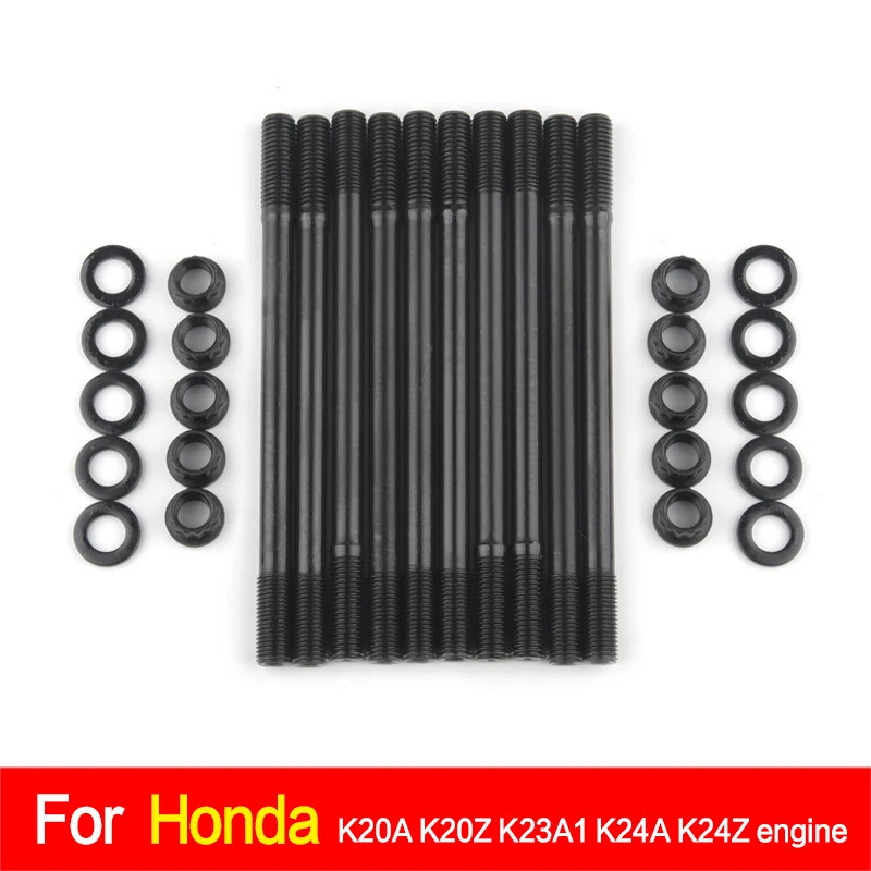 208-4701 ชุดสตั๊ดฝาสูบสําหรับ Acura สําหรับ Honda K20a K20z K23a1 K24a K24z เครื่องยนต์มอเตอร์ K20z3