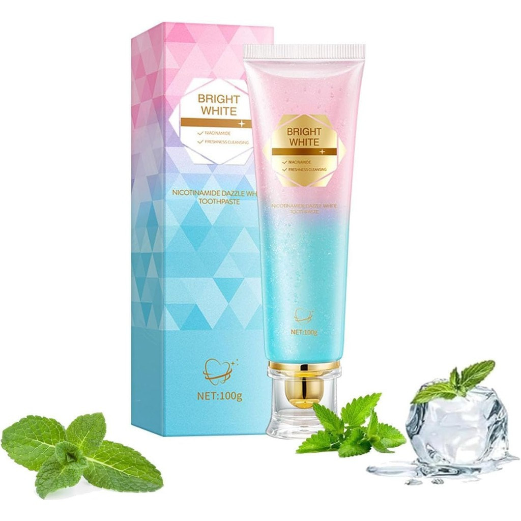 Niacinamide Whitening Toothpaste, Teeth Whitening, Enamel Repair, Stain Removal Tooth-Paste Natural,