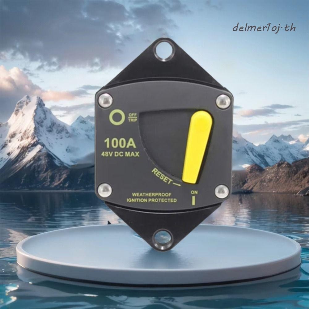 DELMER1OJ Marine Circuit Breaker, 30A-300A 12V-48V DC ยานยนต์ Circuit Breaker, กันน้ํา Overload Prot