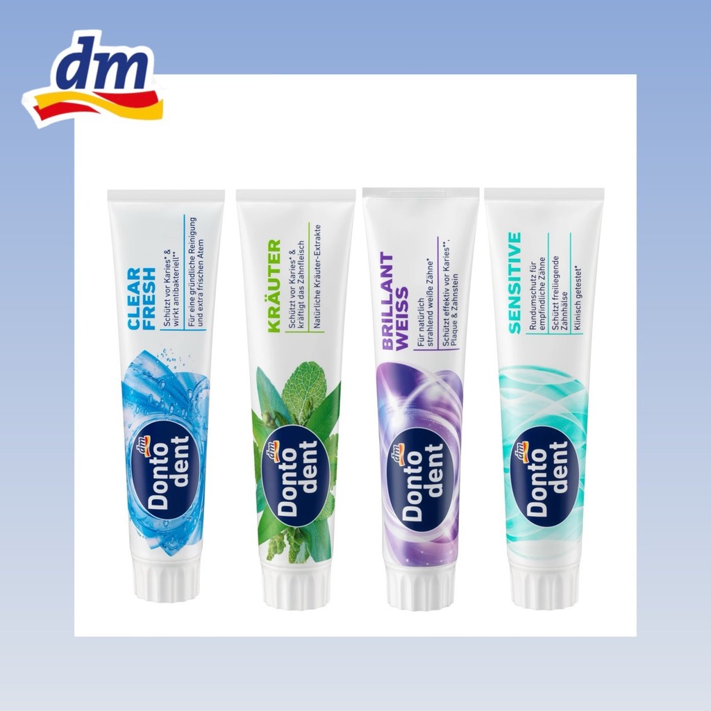 Spot Goods#Germany dontondent Dongtuo Toothpaste dm Imported Toothpaste125ml1004hw