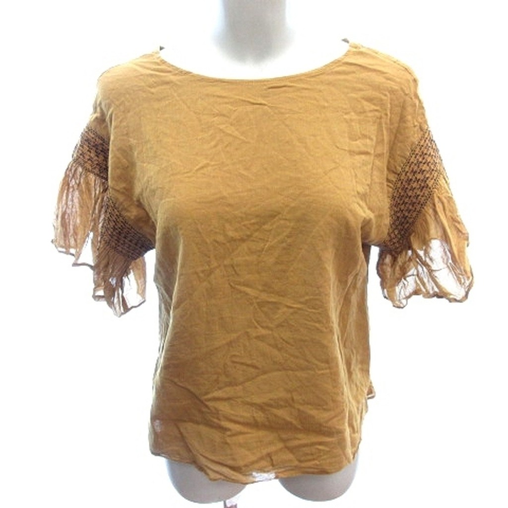 Simplicite SCHA Tops yellow Direct from Japan Secondhand