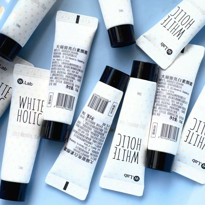 Wlab Plain Face Cream W. lab Lazy Cream Daifuku Leaving Brightening Cream ครีมไวท์เทนนิ่ง
