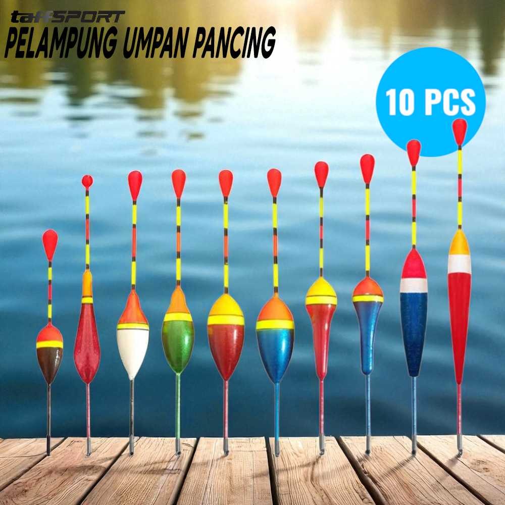 TaffiSPORT Fishing Float Fishing Bait Float Fishing Bobber 10 PCS - P016 - Tinari