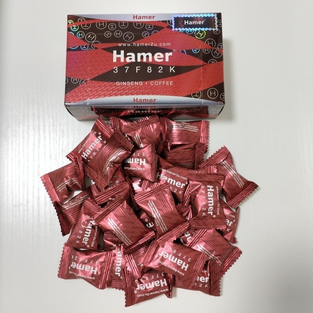 มาเลเซีย Hummer Candy Original Energy Candy Golden Nougat Brown Candy นําเข้าของแท้คลังสินค้าพร้อมแบ