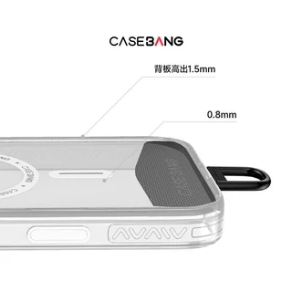 CASEBANG ImagiSnap แม่เหล็ก กันกระแทก Military Clear/Pink/Black case iPhone 15-17
