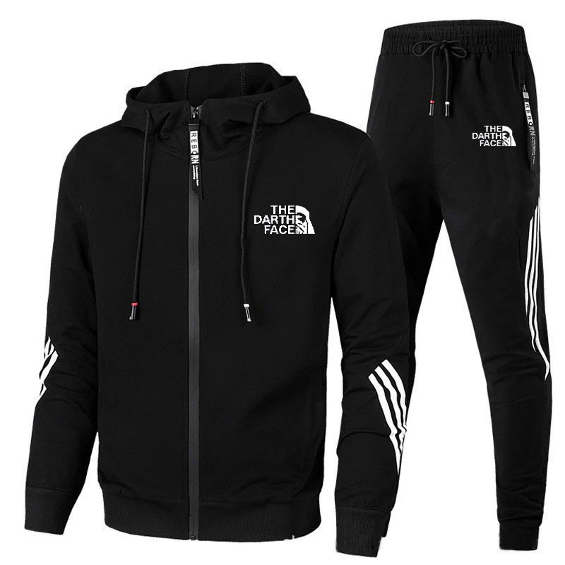 2025 New Men's Suit Autumn and Winter Youth Running Leisure Sportswear Suit Men's Jacket Track Suit 