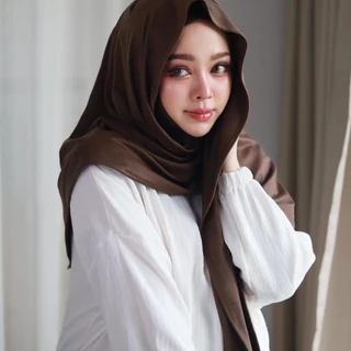 รุ่น Alicia ฮิญาบสวมสำเร็จผ้ายืดเรย่อน