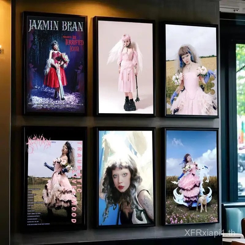 โปสเตอร์ J-Jazmin สำหรับห้องนอนและตกแต่งบ้าน ไม่มีกรอบ พร้อมใช้งานเป็นของขวัญ